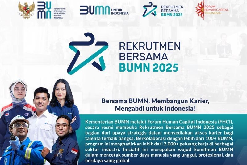 Rekrutmen Bersama BUMN 2025: Lebih dari 2.000 Lowongan Terbuka!