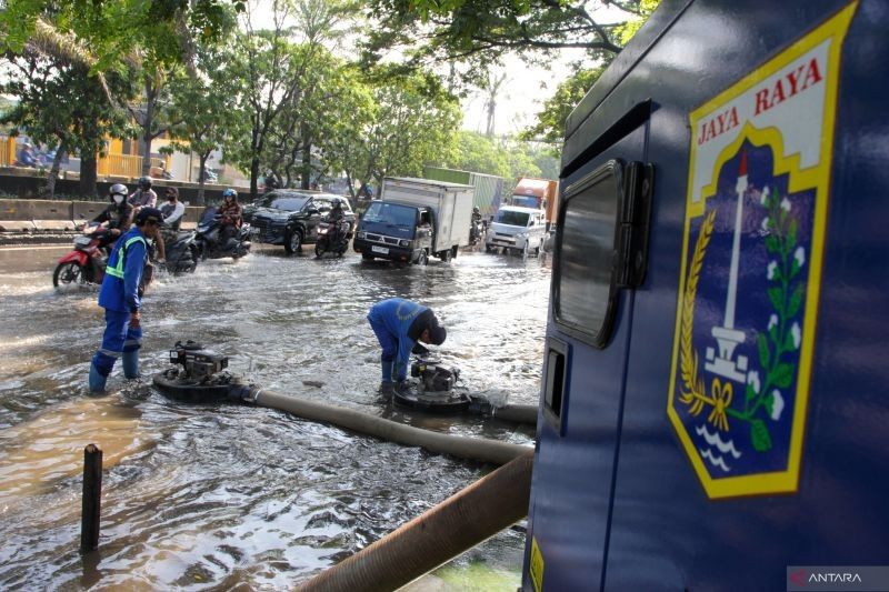 Banjir Jakarta Surut, 36 RT di Tiga Wilayah Masih Terendam