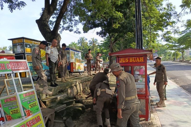 Kasat Pol-PP Lamsel Tegaskan Tak Ada Pungutan untuk PKL di Lapangan Korpri