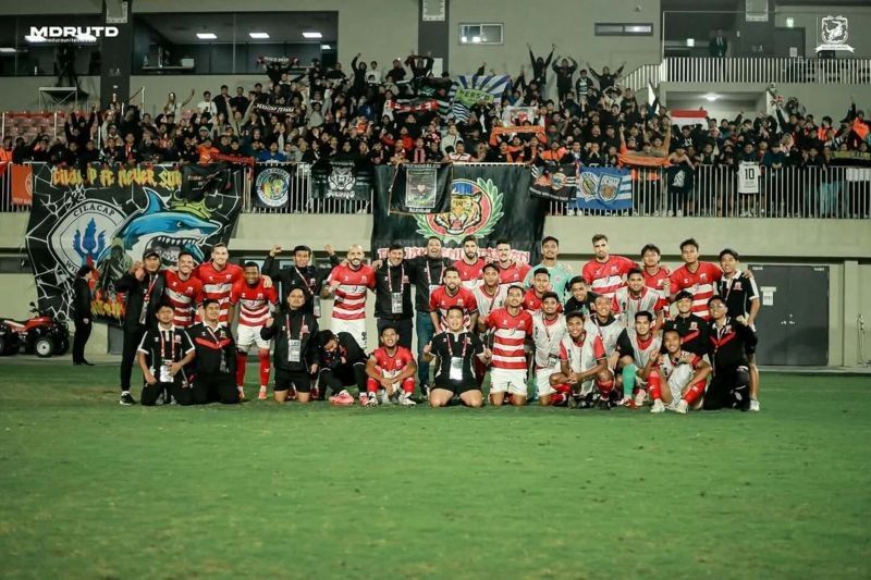 Madura United Imbang Tanpa Gol Lawan Tainan City di Leg Pertama AFC Challenge League