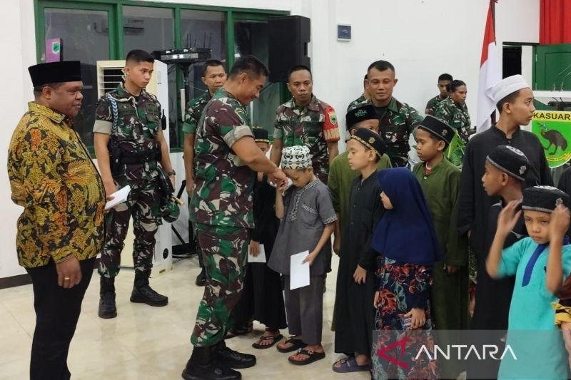 Pangdam Kasuari Jalin Sinergitas Lewat Safari Ramadhan di Manokwari