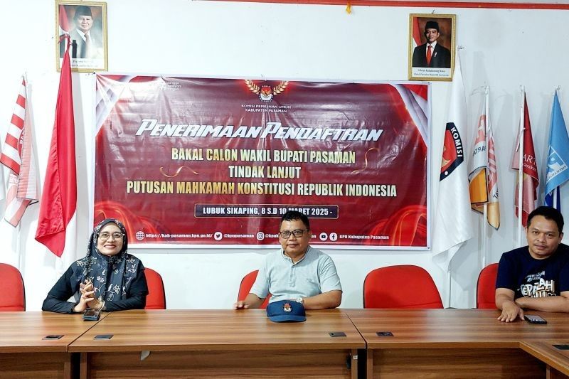 KPU Pasaman Buka Pendaftaran Bakal Calon Wakil Bupati untuk PSU Pilkada 2024