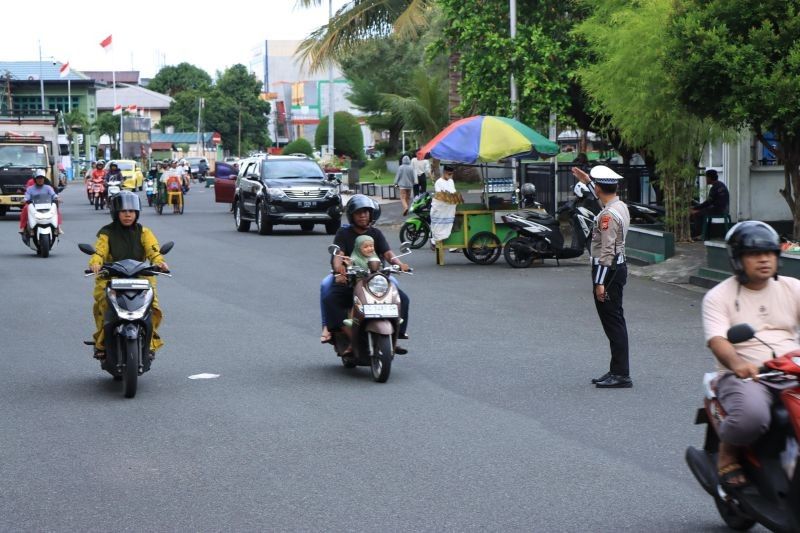 Polda Malut Jamin Kelancaran Lalu Lintas Selama Ramadhan di Ternate