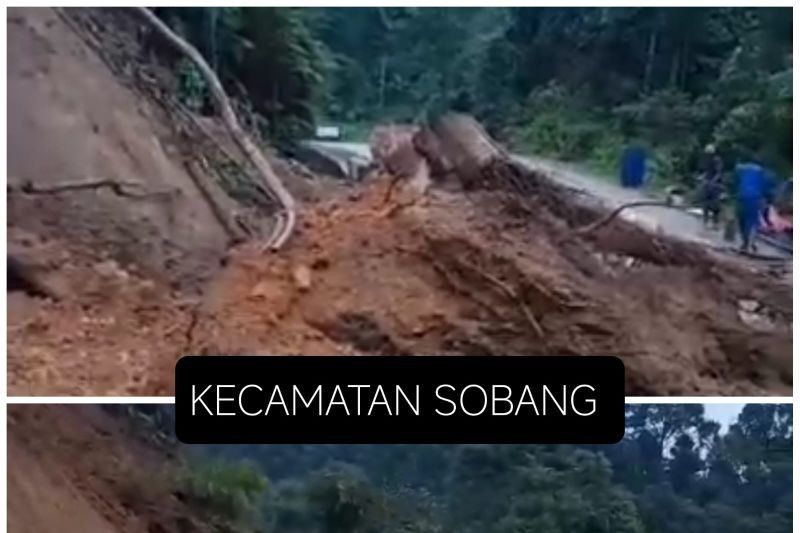 Akses Menuju Negeri di Atas Awan Lebak Terputus Akibat Longsor, Kini Telah Normal Kembali