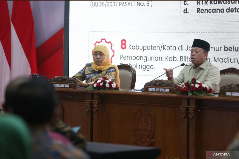 Menteri ATR dan Gubernur Jatim Bahas Kebijakan Tata Ruang: Cegah Masalah Seperti di Jabodetabek