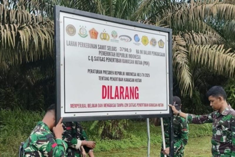 Pemerintah Sita 3.798,9 Hektare Lahan Sawit PT Agro Bukit di Kalteng