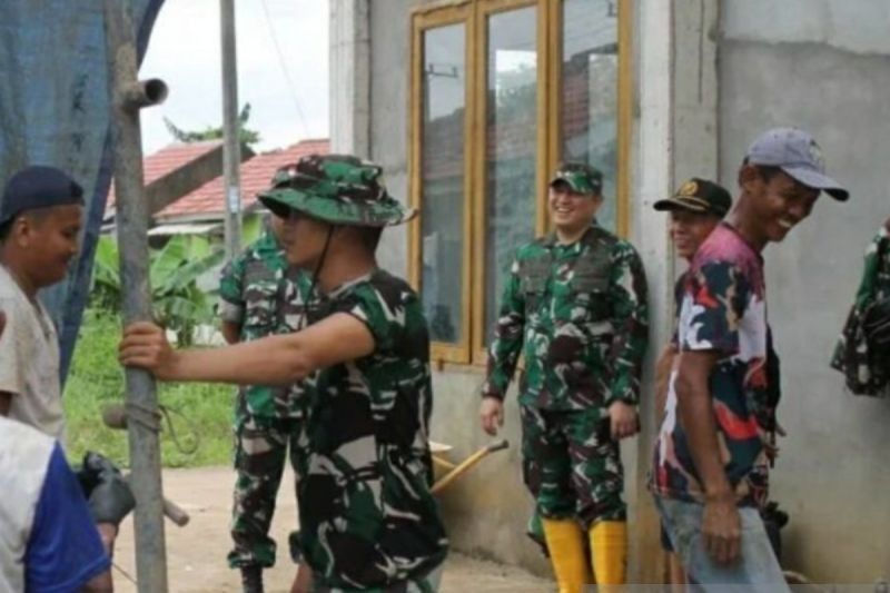 TMMD Kodim Palembang: Rehabilitasi Rumah Warga Miskin dan Pembangunan Jalan di Gandus