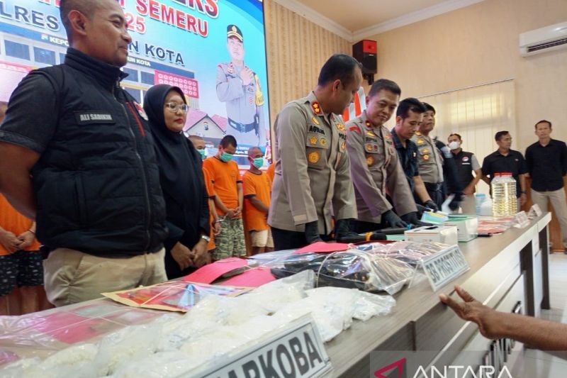 Polres Madiun Kota Ungkap 4 Kasus Narkoba dalam Operasi Pekat Semeru 2025