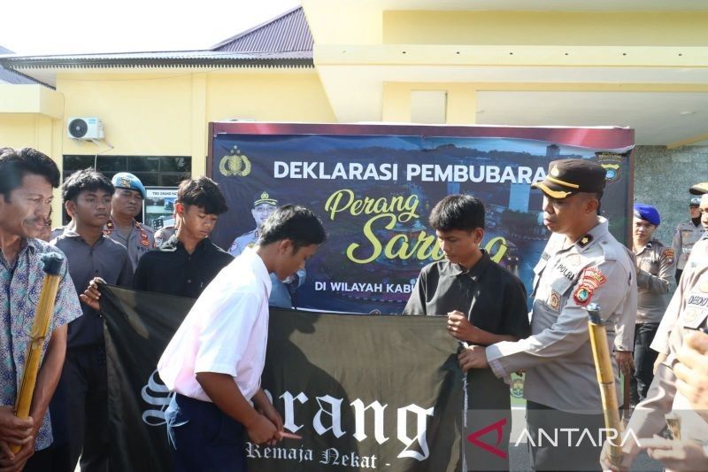 Polres Belitung Komitmen Bubarkan Aksi Perang Sarung Pelajar: Ciptakan Lingkungan Belajar yang Aman