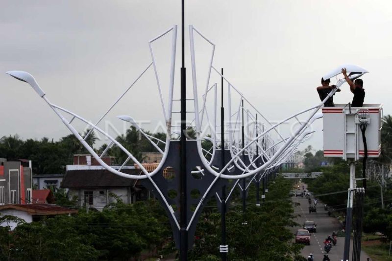 Pemkot Banda Aceh Rugi Rp261 Juta Akibat Pencurian Kabel Lampu Penerangan Jalan