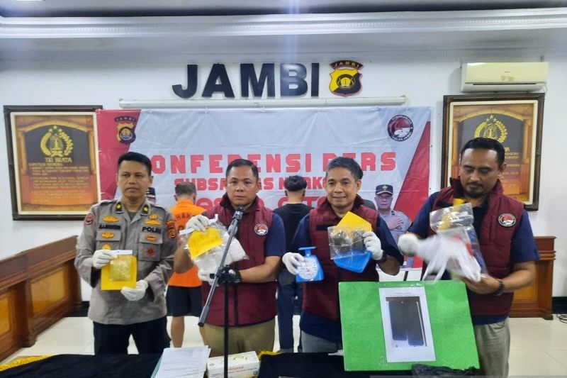 Polda Jambi Sita Narkotika Rp1,16 Miliar, Selamatkan Ribuan Jiwa