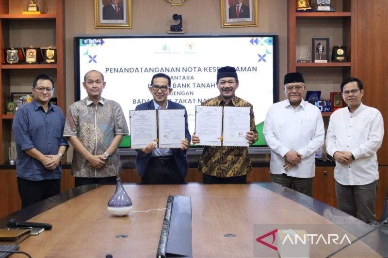 Baznas dan Bank Tanah Jalin Kerja Sama Optimalkan ZIS untuk Pembangunan Masjid