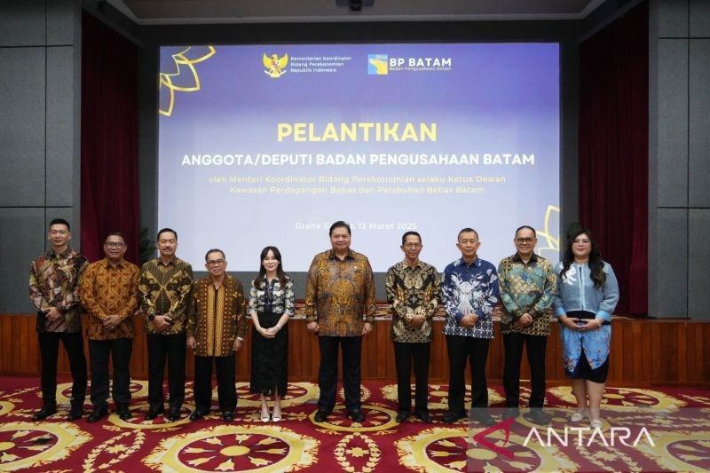 Menko Airlangga Lantik Pejabat Baru BP Batam, Dorong Batam Bersaing di Kancah Internasional