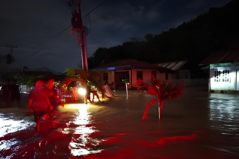 Banjir Rendam Empat Desa di Sulteng, Puluhan Rumah Rusak dan Warga Mengungsi