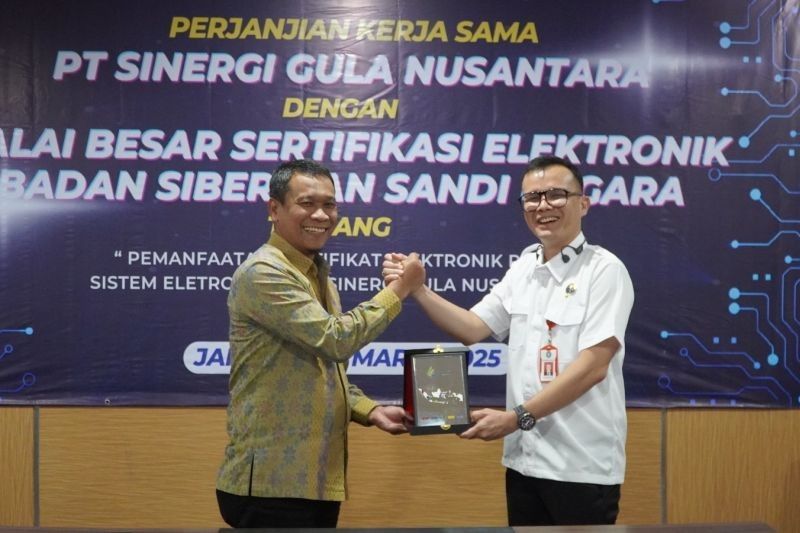 SGN dan BSSN Jalin Kerja Sama: Transformasi Digital untuk Swasembada Gula Nasional