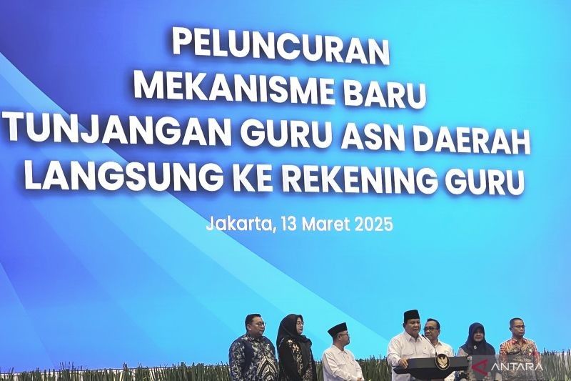 Presiden Prabowo Luncurkan Transfer Langsung Tunjangan Guru ASN