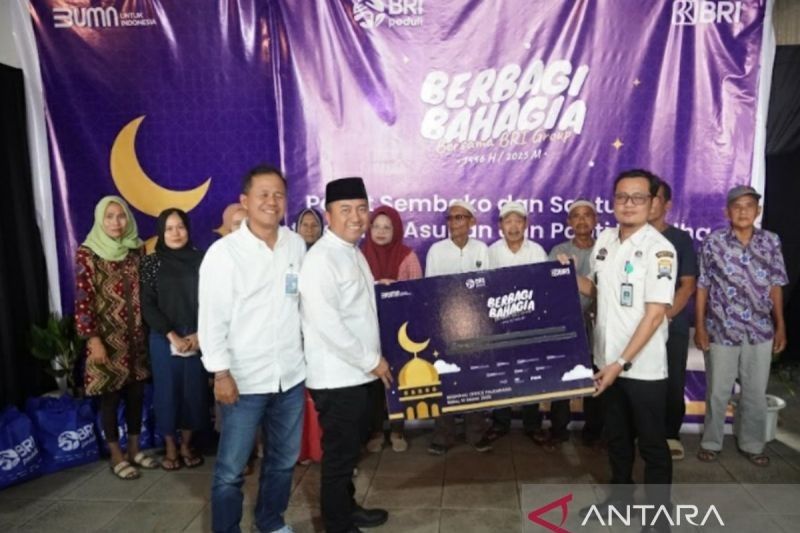 BRI Regional Palembang Berbagi Kebahagiaan Ramadan: 1.500 Paket Sembako untuk Warga Kurang Mampu