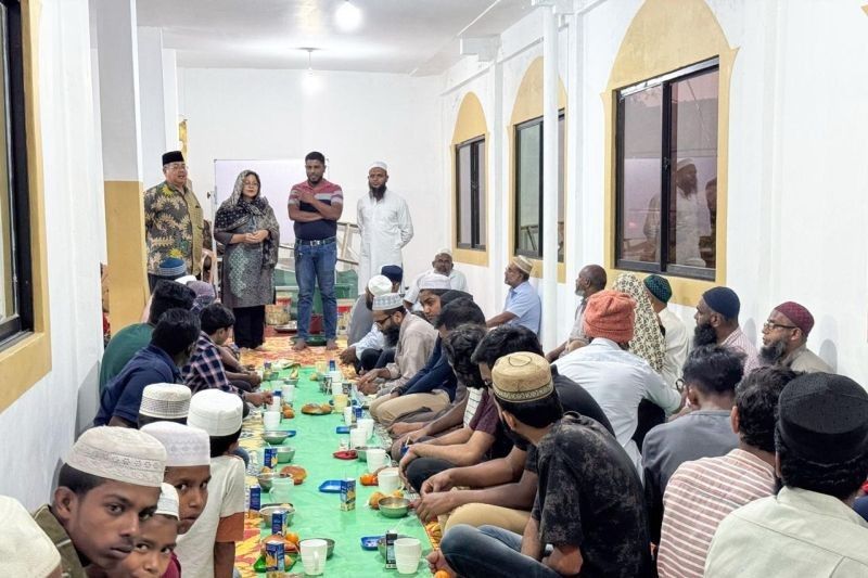 Silaturahmi dan Peringatan: KBRI Colombo Gelar Buka Puasa Bersama di Masjid Memorial