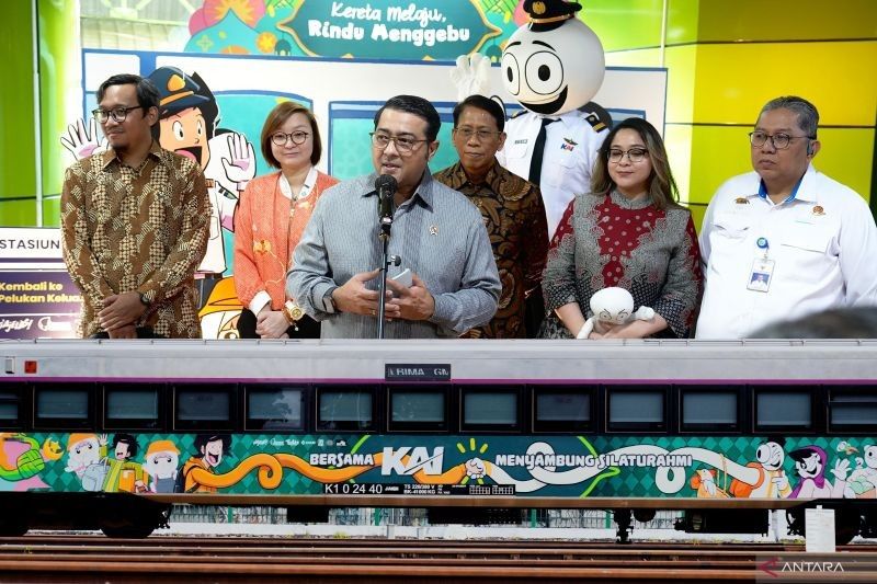 Karakter Komik Lokal Ramaikan Stasiun dan Gerbong Kereta Api, Dorong Ekonomi Kreatif!