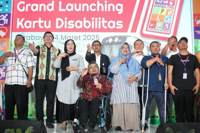 KCI Luncurkan 1.000 Kartu Prioritas untuk Disabilitas di Surabaya