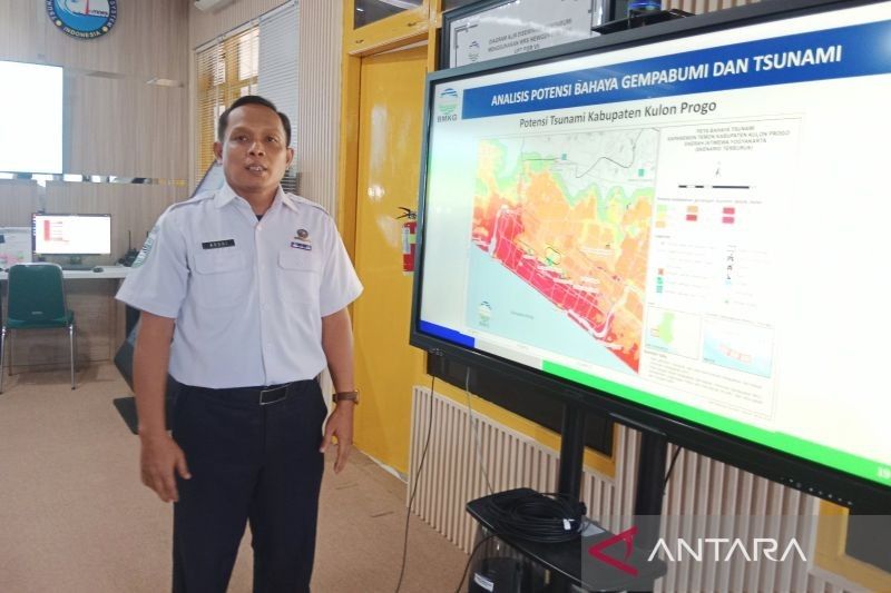 BMKG Imbau Warga Kulon Progo Tenang, Potensi Tsunami Bukan Prediksi