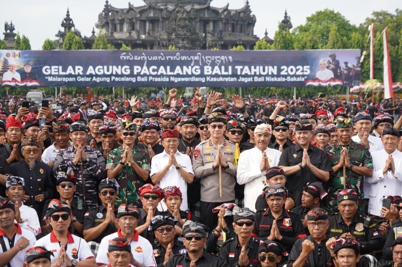 TNI dan Pecalang Bersinergi Jaga Keamanan Bali Jelang Nyepi dan Idul Fitri