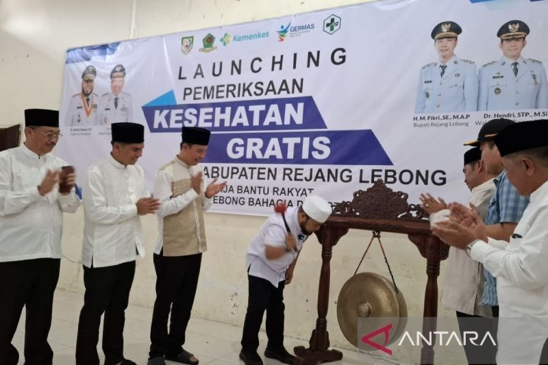 Gubernur Bengkulu Luncurkan Program Cek Kesehatan Gratis di Rejang Lebong