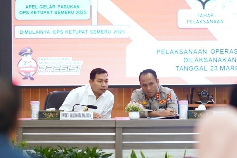 Polres Madiun Kota Dirikan 6 Posko Pengamanan Lebaran 2025