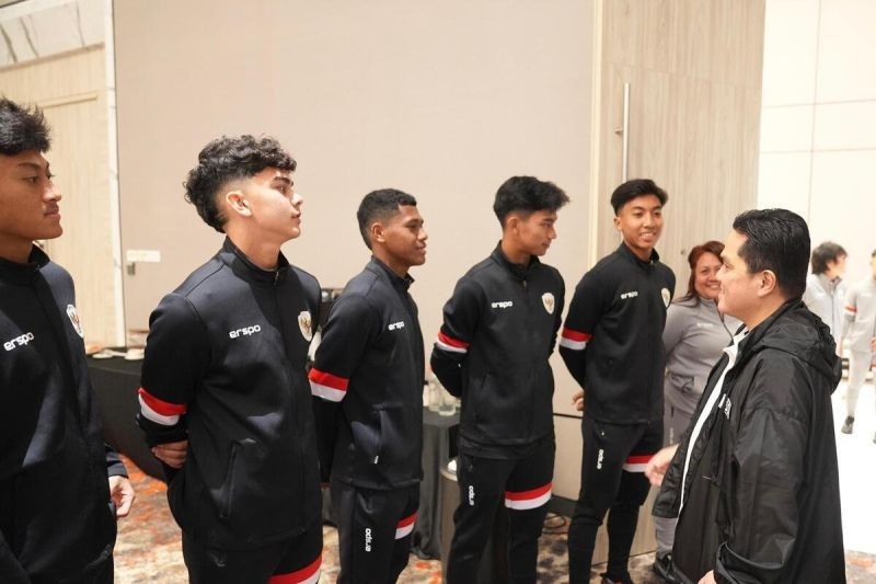 Erick Thohir Berharap Timnas U-17 Raih Tiket Piala Dunia U-17 Lewat Piala Asia U-17