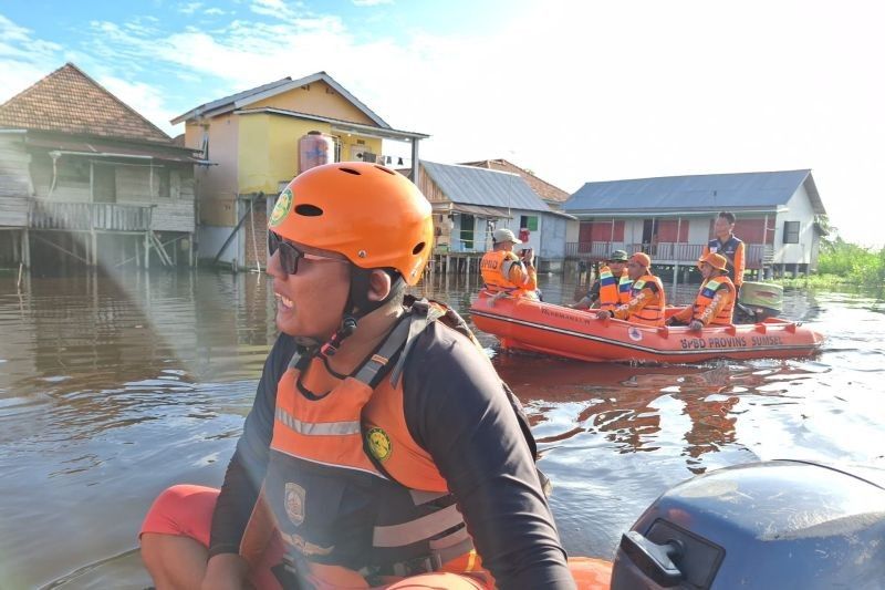 ABK Jukung Terseret Arus Sungai Komering Setelah Tersengat Listrik