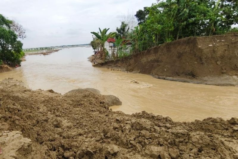 Tanggul Sungai Tuntang Grobogan Kembali Jebol, Ratusan Rumah Terendam