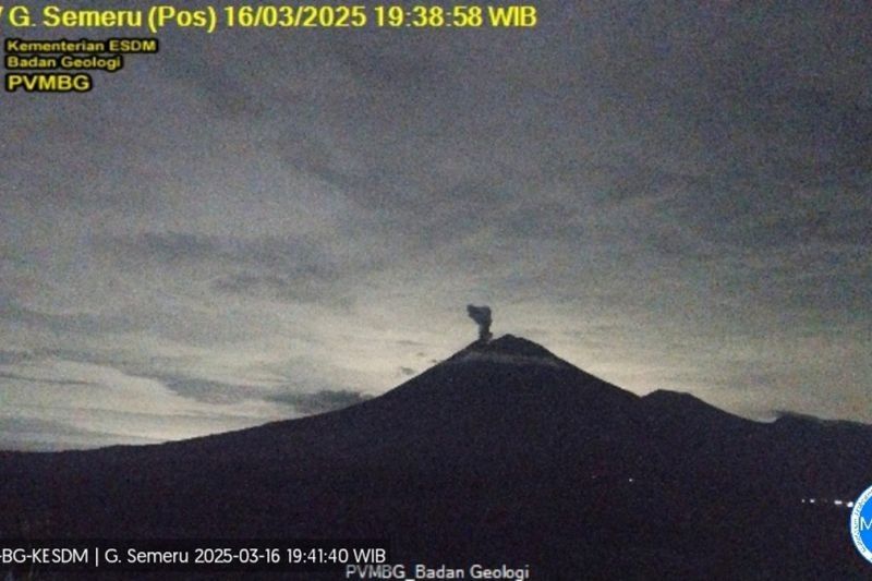 Semeru Erupsi! Letusan Capai 900 Meter di Atas Puncak