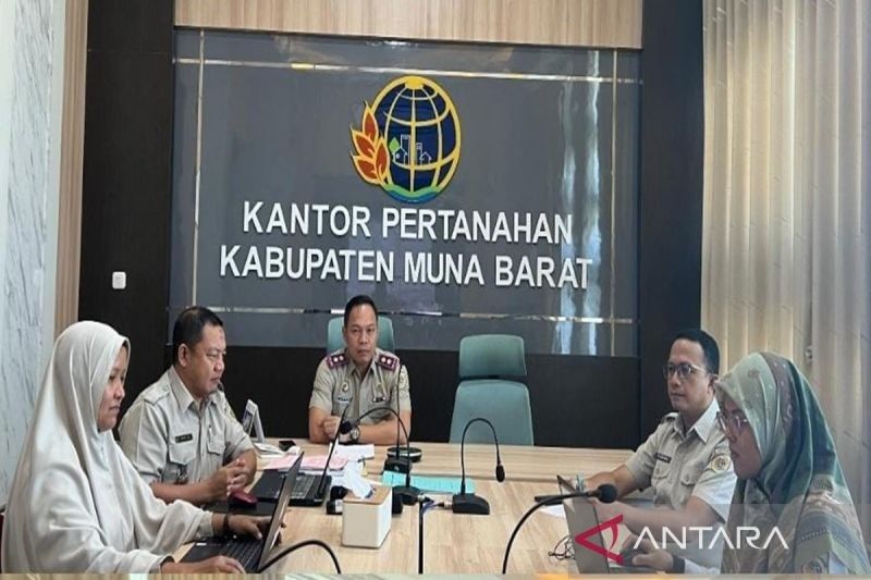 BPN Muna Barat Percepat PTSL 600 Bidang Tanah di 2025