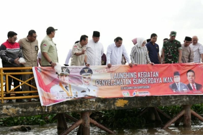 Kilang Pertamina Plaju Bentuk Pokmaswas untuk Selamatkan Ikan Belida yang Terancam Punah