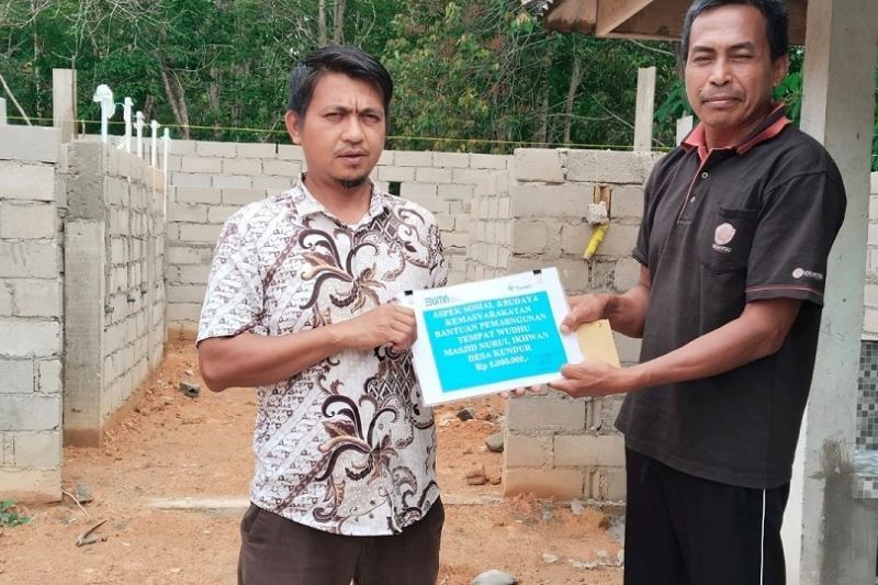 PT Timah Bantu Pembangunan Dua Masjid di Pulau Kundur untuk Ramadhan