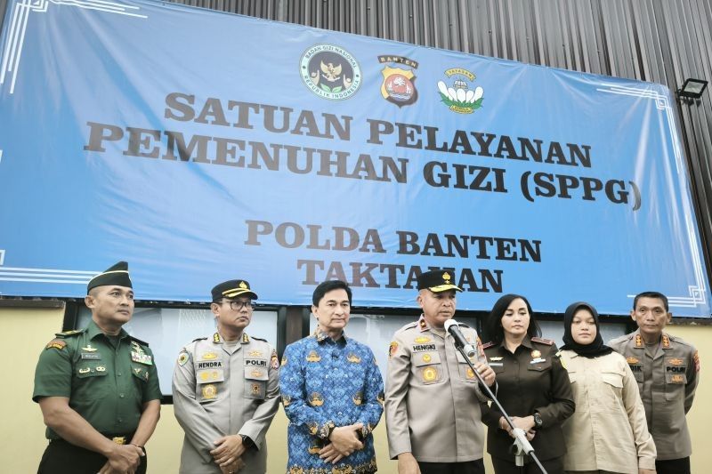 Polda Banten Luncurkan SPPG, Sediakan Makan Bergizi untuk 3.110 Siswa