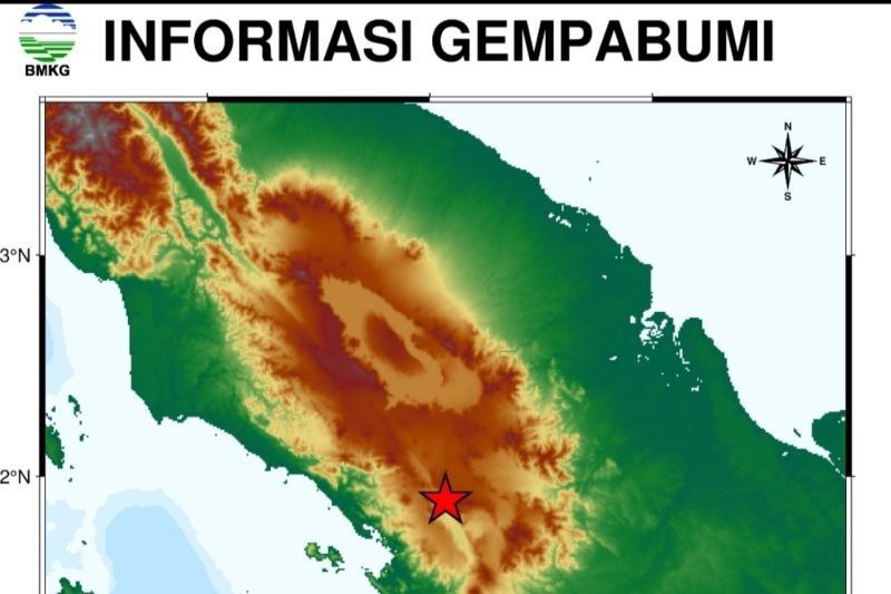 Gempa Magnitudo 5,5 Guncang Tapanuli Utara, BMKG Pastikan Akibat Aktivitas Sesar Aktif