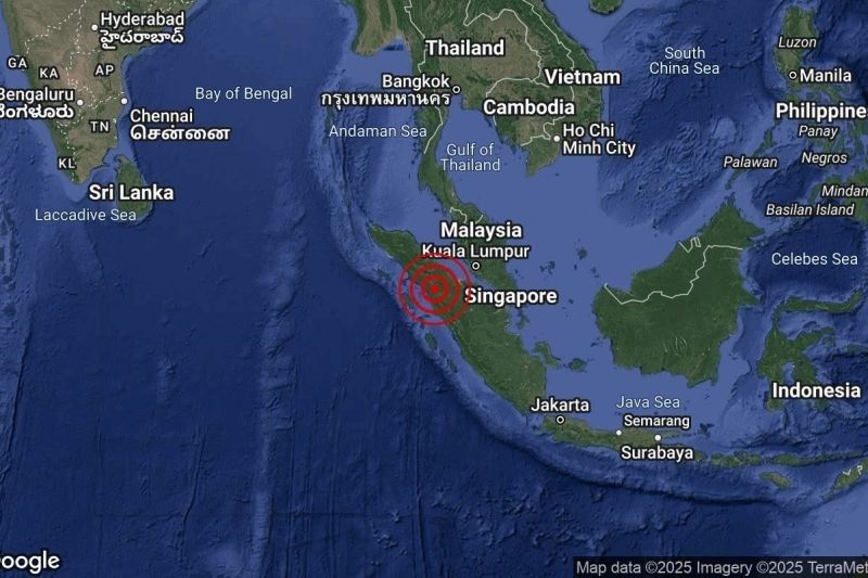 Gempa M 5,1 Sumut Terasa hingga Malaysia, Warga Pesisir Barat Rasakan Getaran