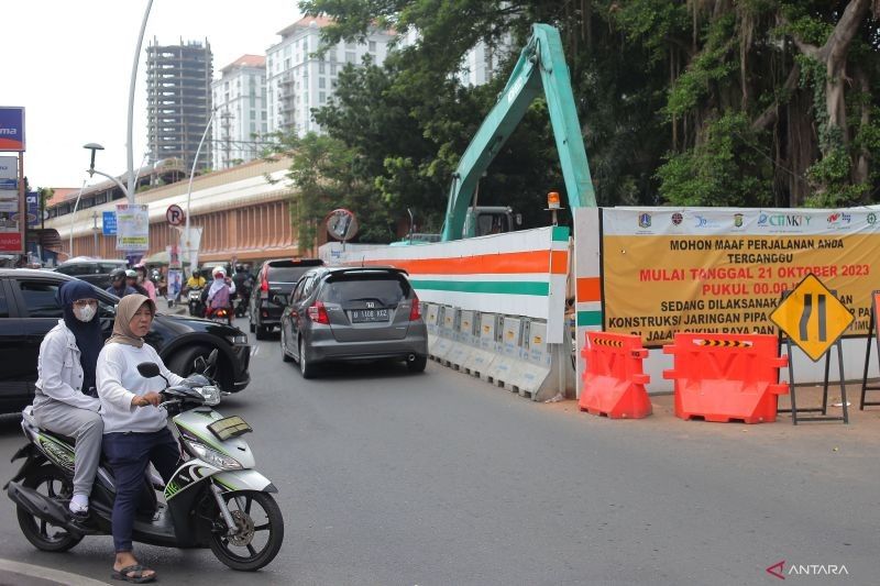 Penutupan Jalan di Jakpus Akibat Proyek Saluran Air: Disesuaikan Kondisi Lapangan