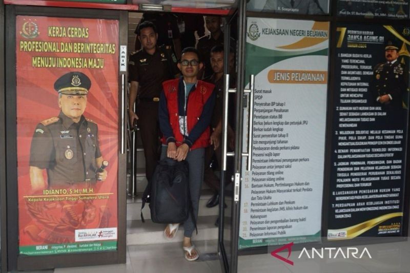 Tersangka Korupsi Pembangunan Gedung Balai K3 Medan Ditahan