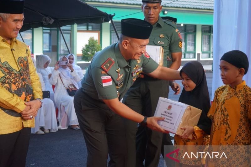 Danrem 092/Mrl Gelar Safari Ramadhan dan Syukuran Sukses TMMD Tarakan