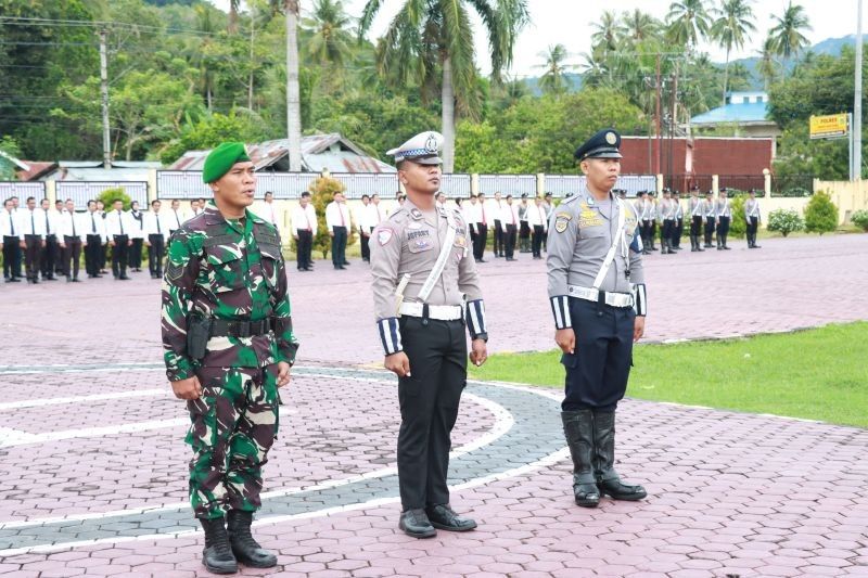 2.456 Personel Gabungan Siaga Amankan PSU Pilkada Parigi Moutong