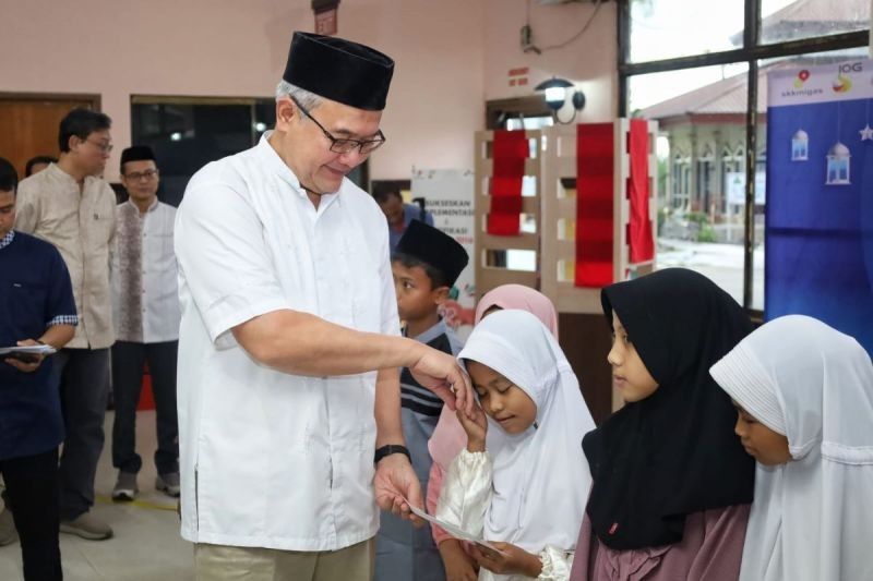 Pertamina Hulu Rokan Santuni Anak Yatim di Rokan Hilir, Tebar Energi Positif di Ramadhan