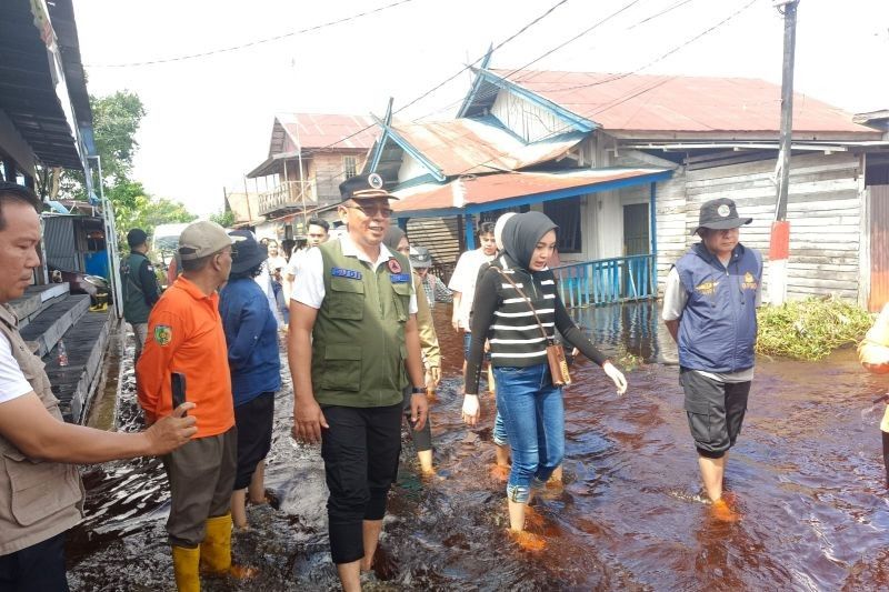 Banjir Palangka Raya Surut, 6.727 KK Terdampak, Satu Jiwa Meninggal