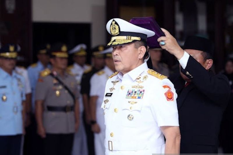 Laksda TNI Edwin Rajo Mangkuto Resmi Dilantik Jadi Wagub Lemhannas