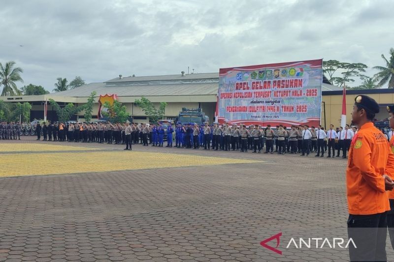 Polda Bengkulu Siap Amankan Lebaran: 1.157 Personel Gabungan Dikerahkan!