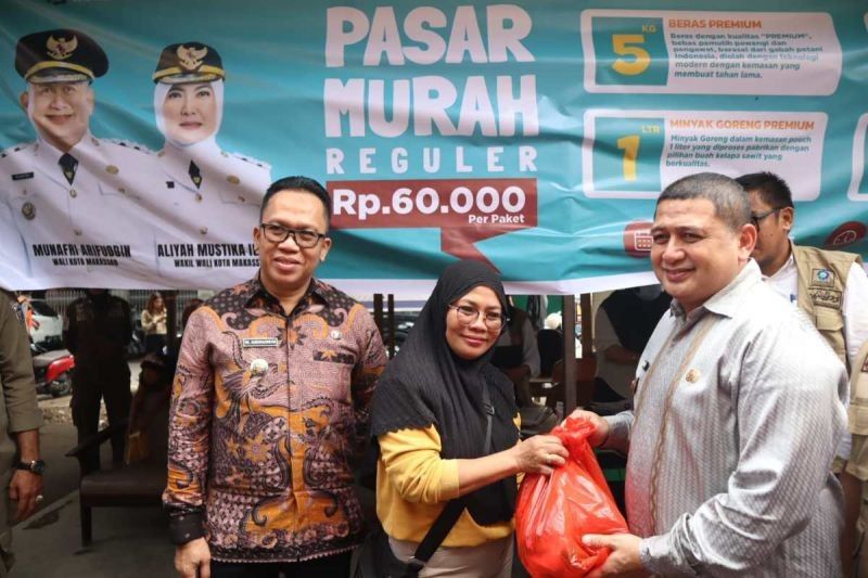 Pasar Murah Ramadhan Makassar Tepat Sasaran, Wali Kota Pastikan Kupon Terdistribusi Tepat