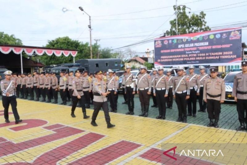 Polres HST Siapkan Empat Pos Pengamanan Arus Mudik Lebaran 2025