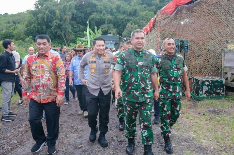 Kasad dan Pangdam XIII Merdeka Tinjau Danau Tondano, Jaga Kelestarian Ikon Pariwisata Sulut