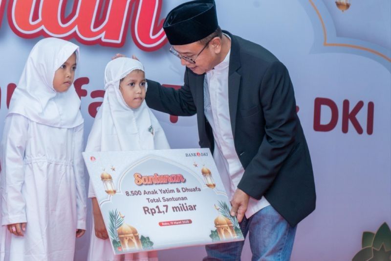 Bank DKI Salurkan Santunan Rp1,7 Miliar untuk Anak Yatim dan Dhuafa di Program Berkah Ramadhan